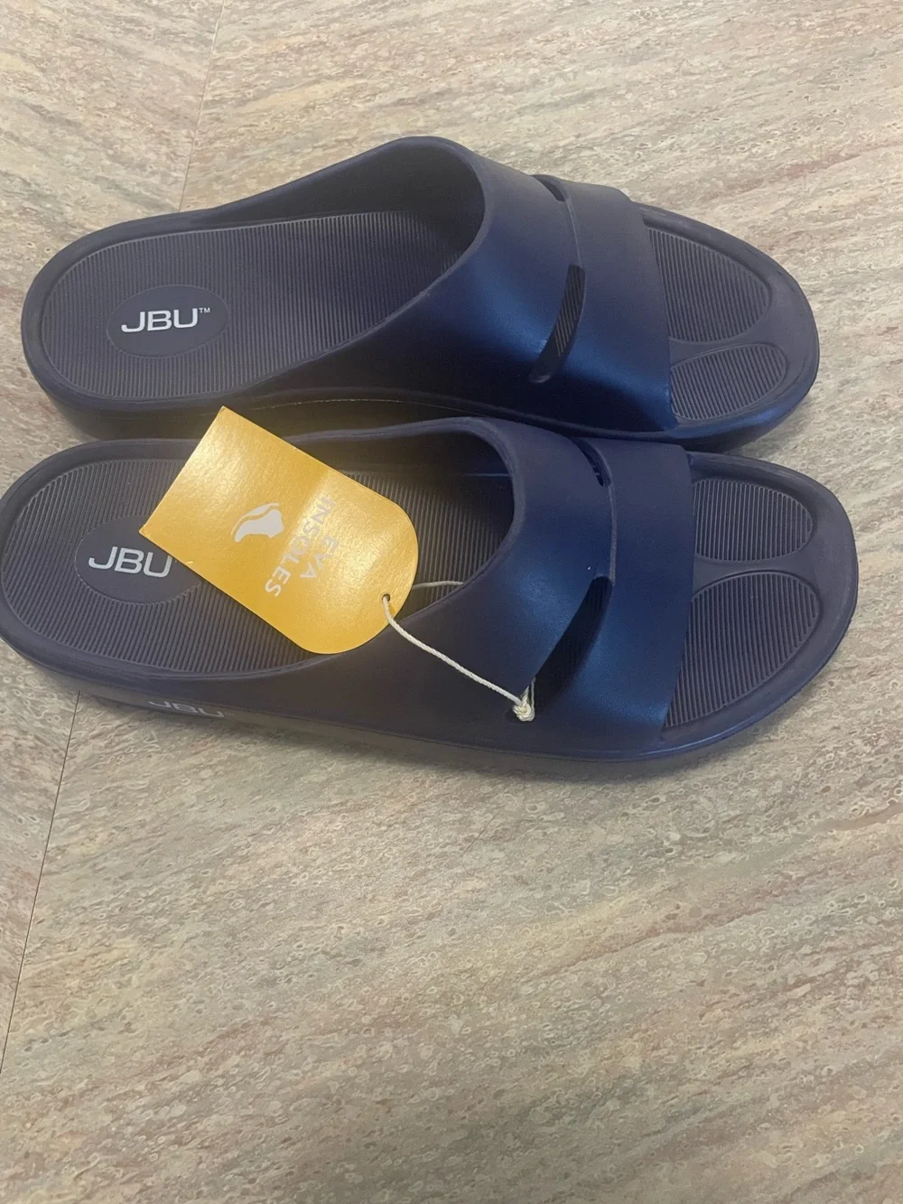 JBU  Dover model Navy Dual-Strap Slide Sandals New women's size 11